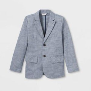 Boys' Chambray Blazer Jacket - Cat & Jack Blue